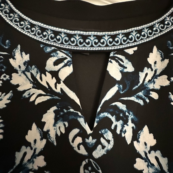 WHBM NWOT Multi-Colored Cold Shoulder Dress. Stunning! - Picture 2 of 10